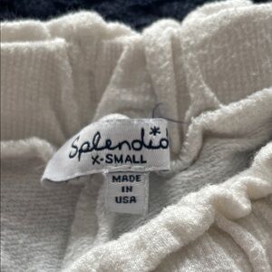 Splendid Cream Knit Top